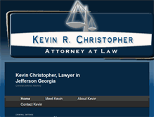 Tablet Screenshot of kchrislaw.com